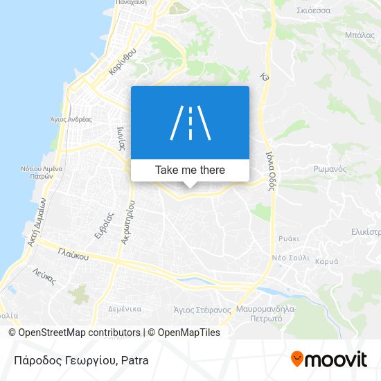 Πάροδος Γεωργίου map