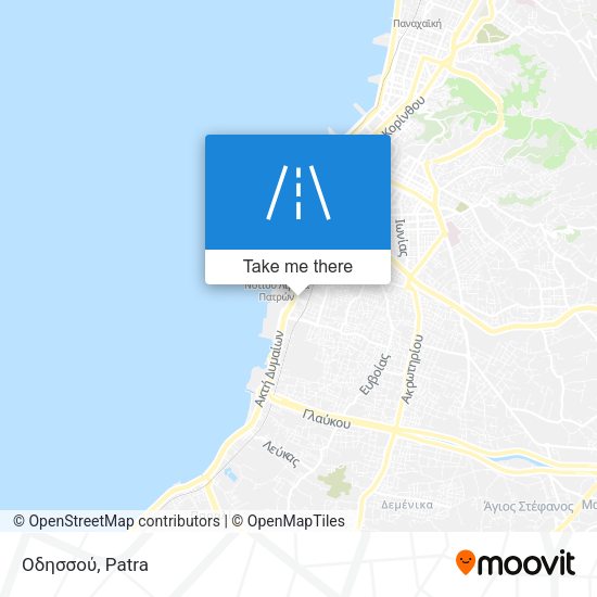 Οδησσού map