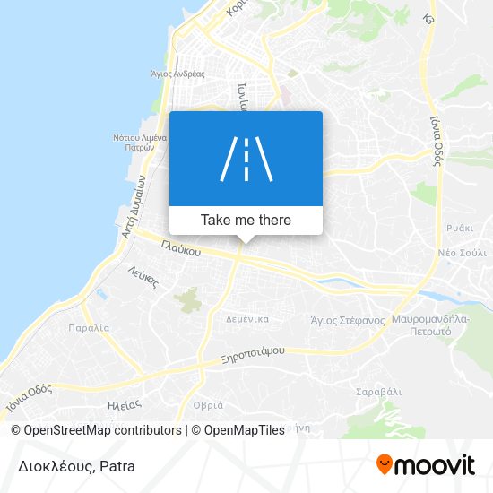 Διοκλέους map