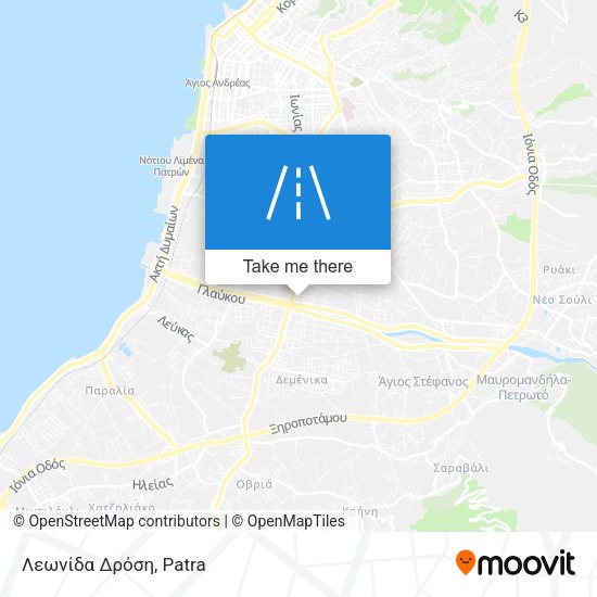 Λεωνίδα Δρόση map