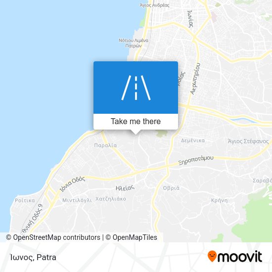 Ίωνος map