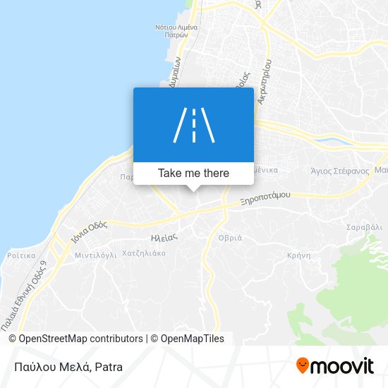 Παύλου Μελά map