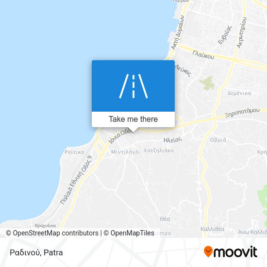 Ραδινού map