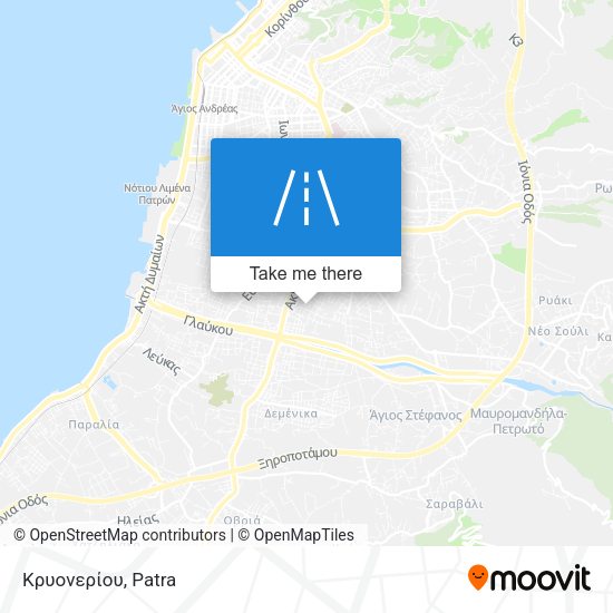 Κρυονερίου map
