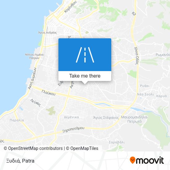 Ξυδιά map