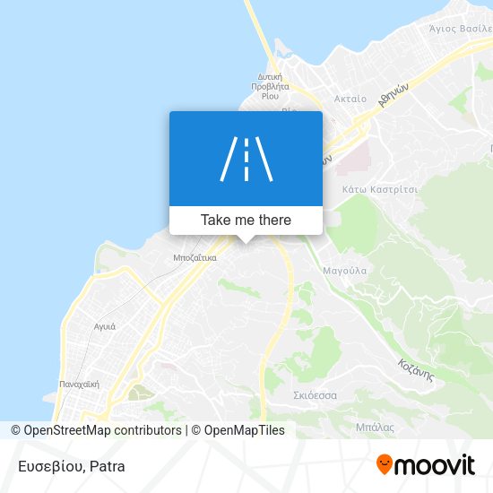 Ευσεβίου map