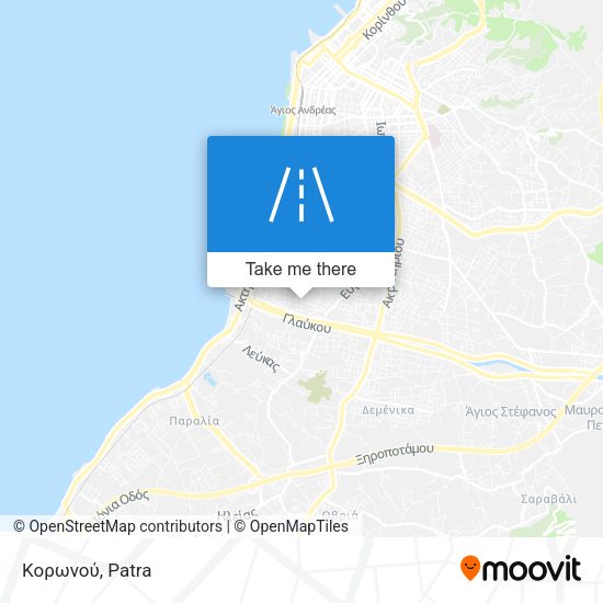 Κορωνού map