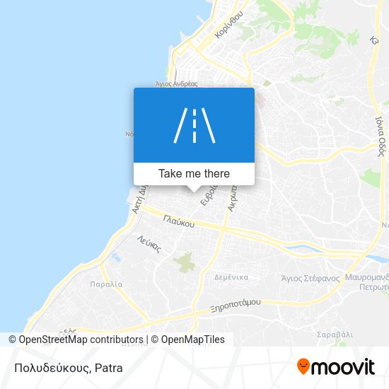 Πολυδεύκους map