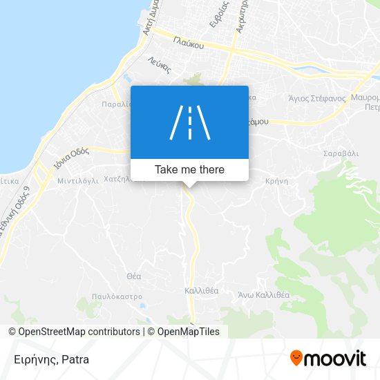 Ειρήνης map