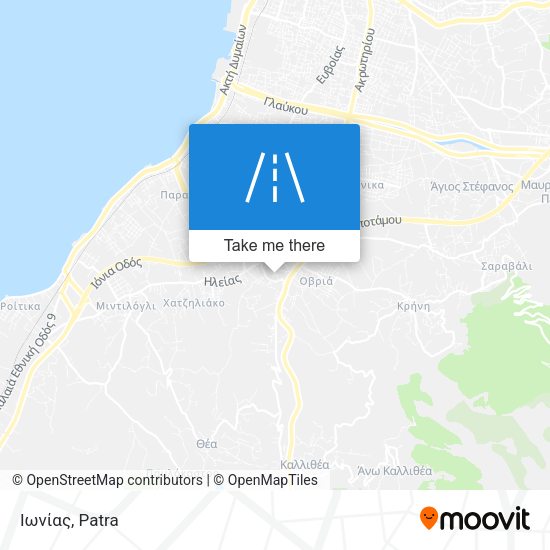 Ιωνίας map