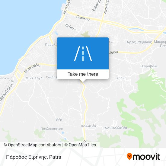 Πάροδος Ειρήνης map