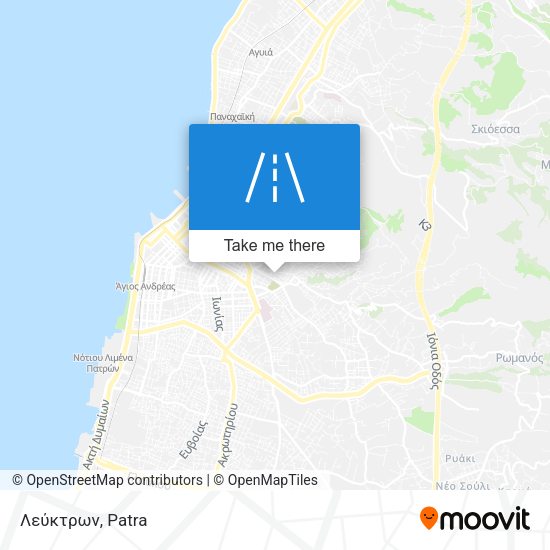 Λεύκτρων map