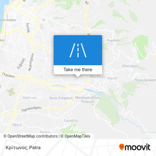 Κρίτωνος map