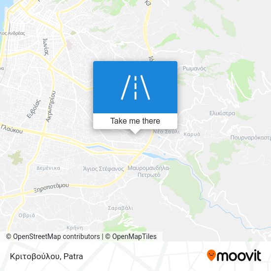 Κριτοβούλου map