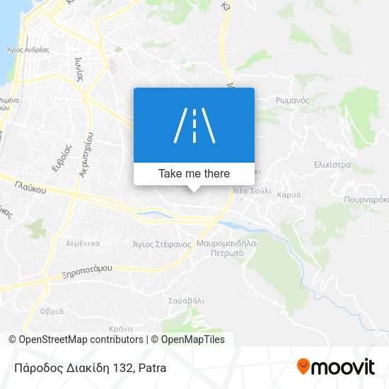 Πάροδος Διακίδη 132 map