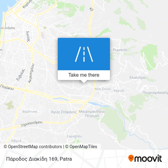 Πάροδος Διακίδη 169 map