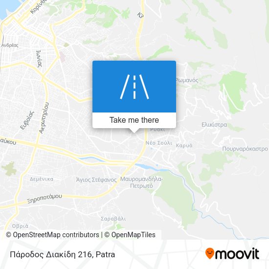 Πάροδος Διακίδη 216 map