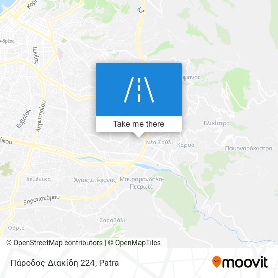 Πάροδος Διακίδη 224 map