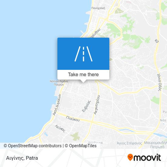 Αιγίνης map