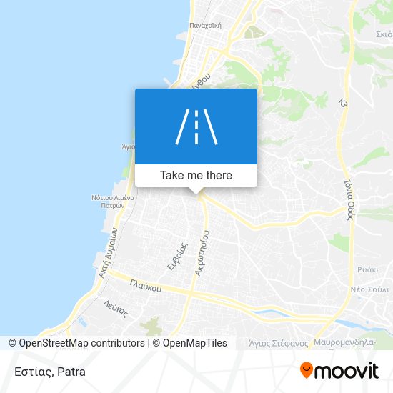 Εστίας map