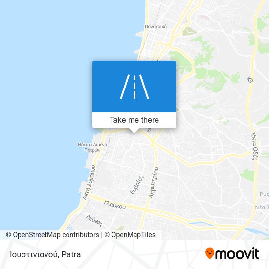 Ιουστινιανού map