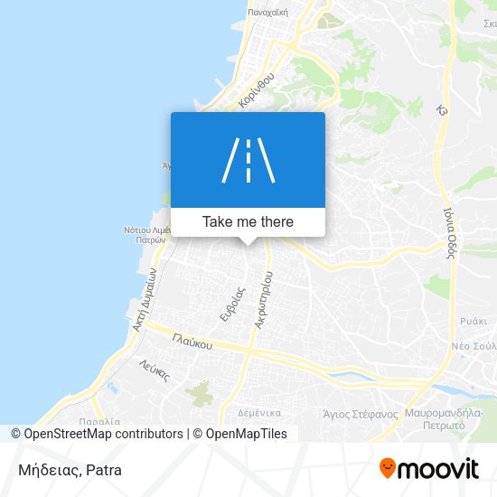 Μήδειας map