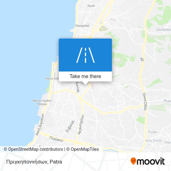 Πριγκηποννήσων map