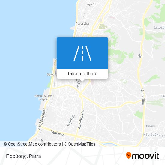 Προύσης map