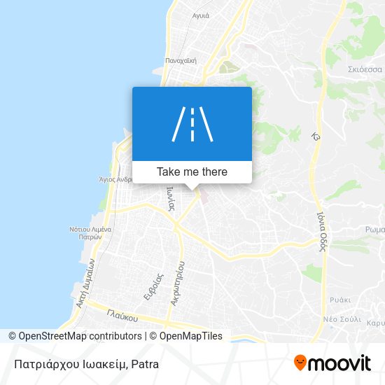 Πατριάρχου Ιωακείμ map