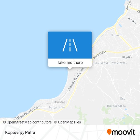 Κορώνης map