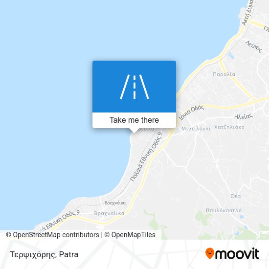 Τερψιχόρης map