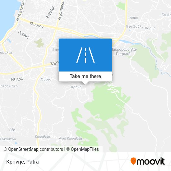 Κρήνης map