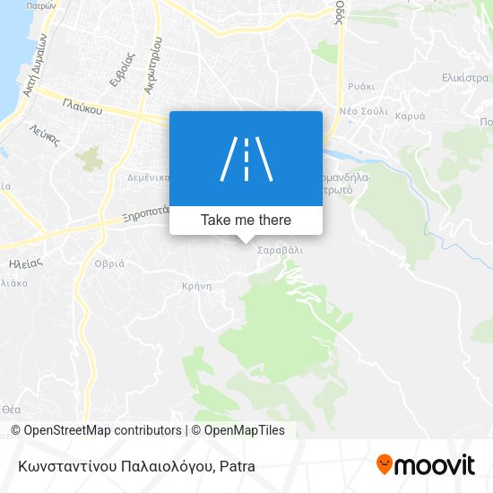 Κωνσταντίνου Παλαιολόγου map