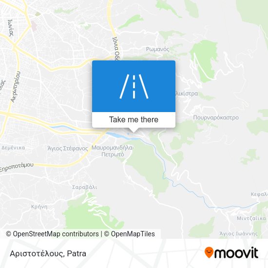 Αριστοτέλους map
