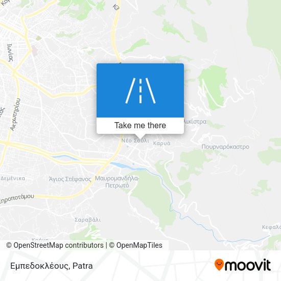 Εμπεδοκλέους map