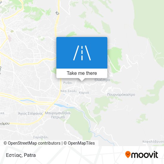 Εστίας map