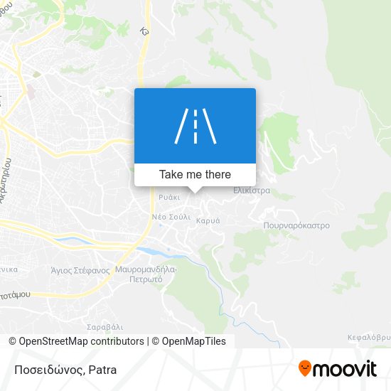 Ποσειδώνος map