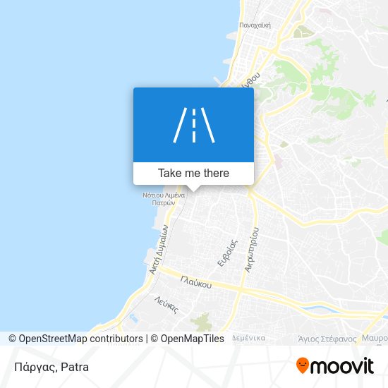 Πάργας map
