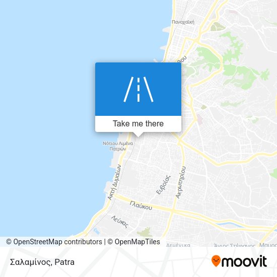 Σαλαμίνος map