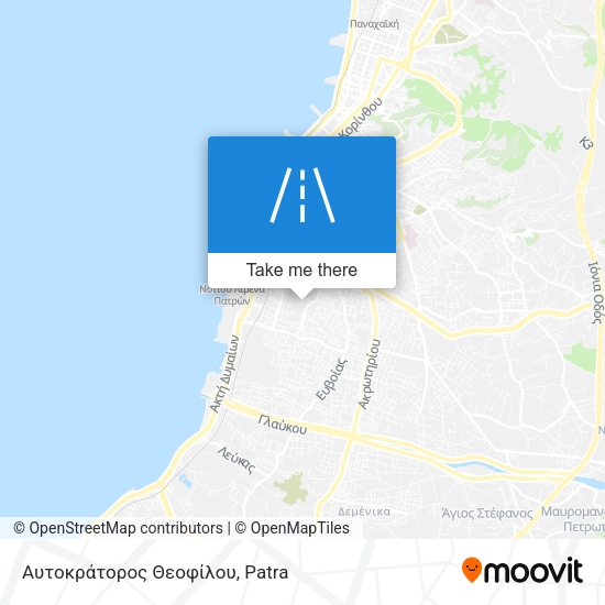 Αυτοκράτορος Θεοφίλου map