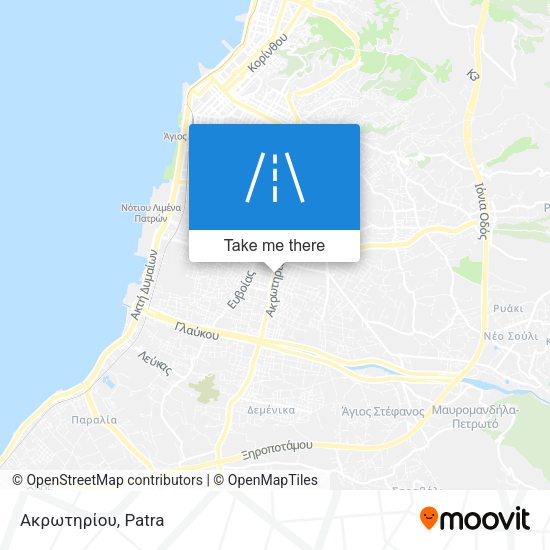 Ακρωτηρίου map
