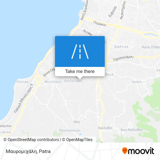 Μαυρομιχάλη map