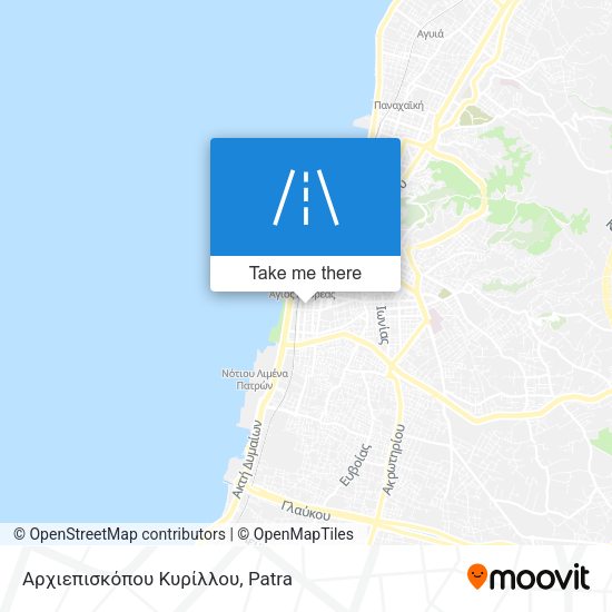 Αρχιεπισκόπου Κυρίλλου map