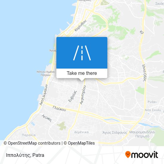 Ιππολύτης map