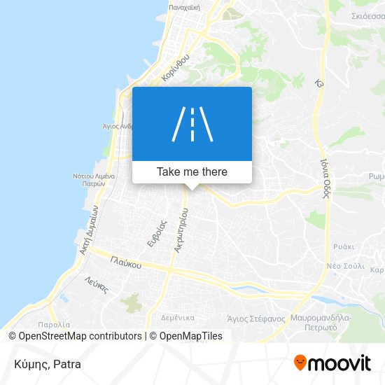 Κύμης map