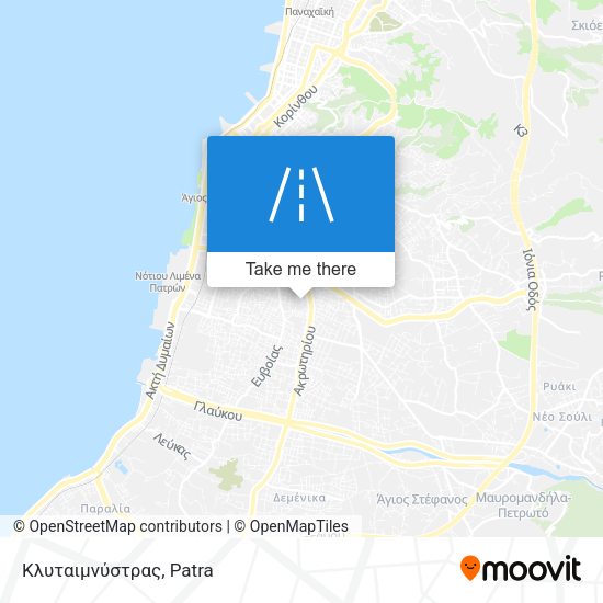 Κλυταιμνύστρας map