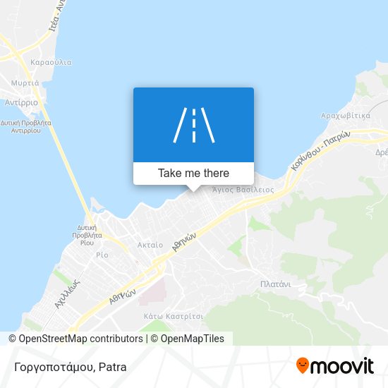 Γοργοποτάμου map