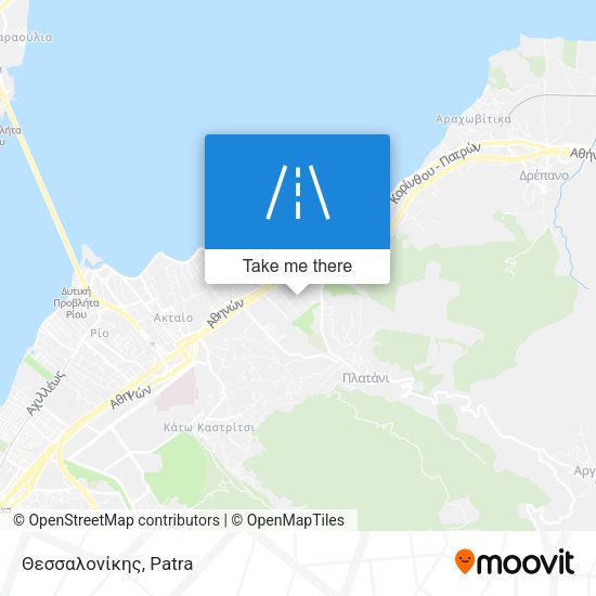Θεσσαλονίκης map