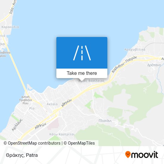 Θράκης map