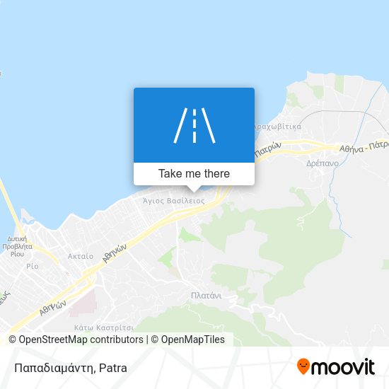 Παπαδιαμάντη map